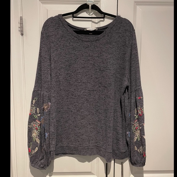 Embroidered Sweater - Picture 2 of 2